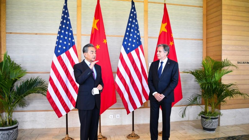 中国外相が、自国への抑圧やめるよう米国務長官に伝える