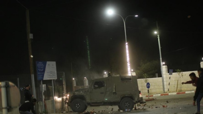 Nablus ve El-Halil'de ateş açma eylemleri ve işgalcilerle çatışmalar