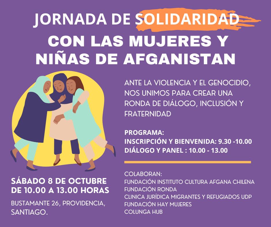 Apoyo desde Chile a las mujeres afganas 