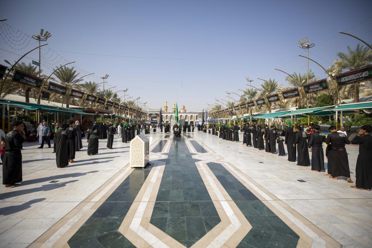 Condolences processions commemorate martyrdom anniversary of Imam al-Askari in Karbala (+Photos)