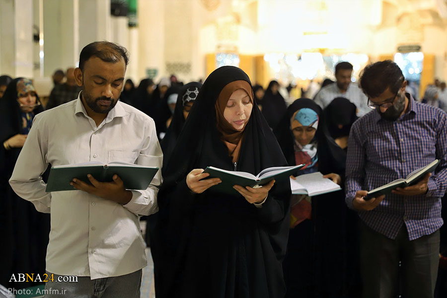 Фоторепортаж/ Большое скопление людей, ожидающих пришествия Махди в храме Хазрата Масуме (мир ей)