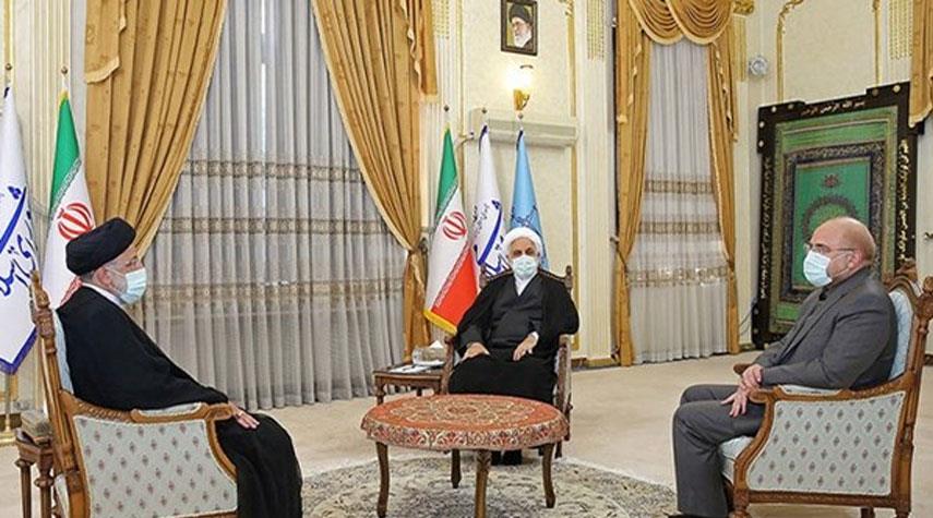 رؤساء السلطات الـ 3 : الأعداء يخشون على مصالحهم من ايران موحّدة ومقتدرة