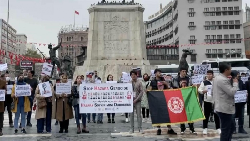 Баргузории тазоҳуроти этирозии афғонҳо дар манотиқи мухталифи ҷаҳон барои тавақуфи насл кӯшии Ҳазораҳои Афғонистон