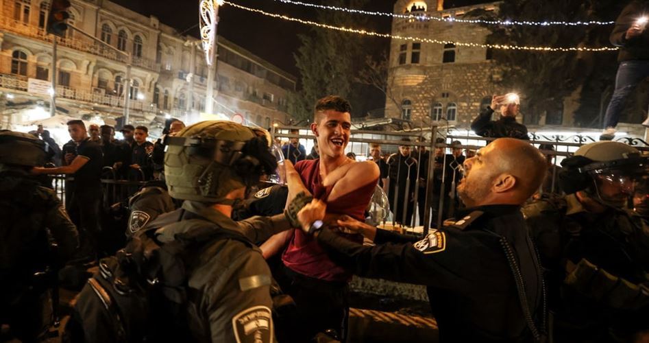 Israeli terrorist police quell Prophet Muhammad celebration in Occupied al-Quds