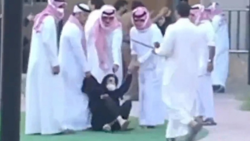 Saudi security forces brutally assaulting, beating a group of girls at an orphanage