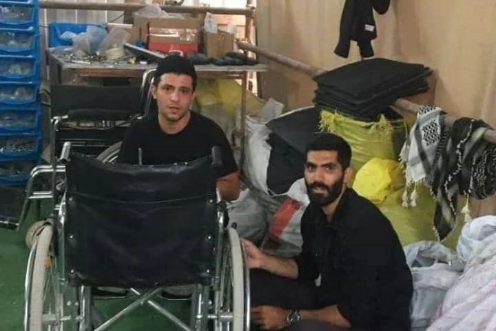 اقدام جالب فوتبالیست بااخلاق در پیاده‌روی اربعین + عکس