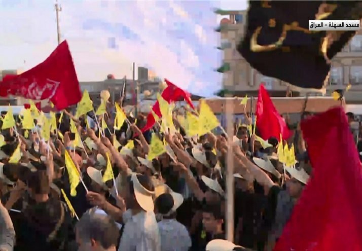 "سلام فرمانده"من مسجد السهلة في العراق +فيديو