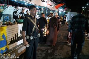 “Los estánd de la ciudad de Abdul Jan para dar la bienvenida a los peregrinos de Arbaín Hussainí”