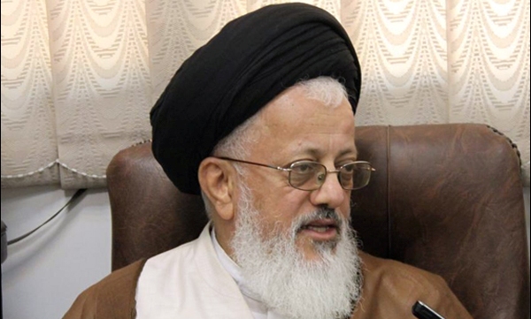 A gratidão do representante do líder supremo da revolução no Iraque aos participar iraquiano da procissão /Procissão de Arbaeen é o milagre da noite