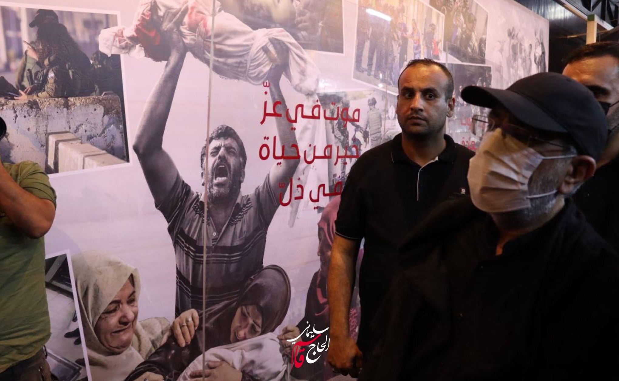 ویدیو/ بازدید فرمانده نیروی قدس سپاه از موکب نداء الاقصی