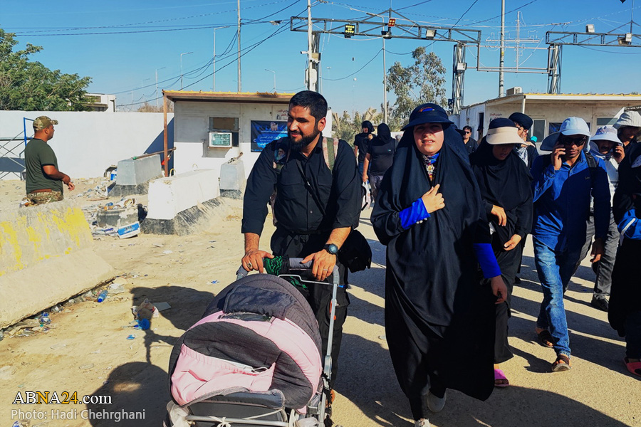 Foto da notícia / Fronteira Mehran nos dias que antecederam o Arbaeen de Hussein