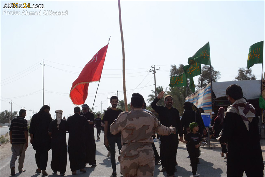 Фоторепортаж/ Прогулка(шествие) жителей "Ди-Кар" в сторону Кербелы