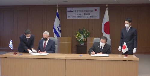 イスラエル戦争相、浜田防衛相との会談で事実無根の発言