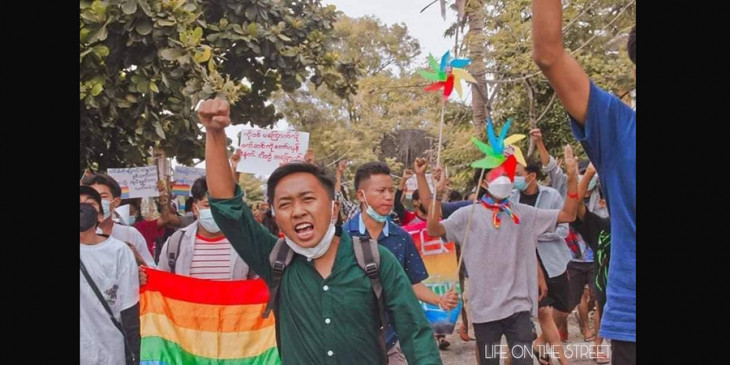   မန္တလေးသပိတ်အင်အားစုအဖွဲ့ဝင် ၄ ဦးကို စစ်ကောင်စီက ထောင်ဒဏ်များ ချမှတ်