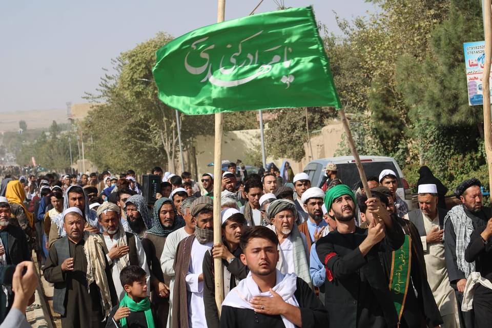 تقرير مصور / مسيرات أربعينية الإمام الحسين (ع) في أفغانستان 
