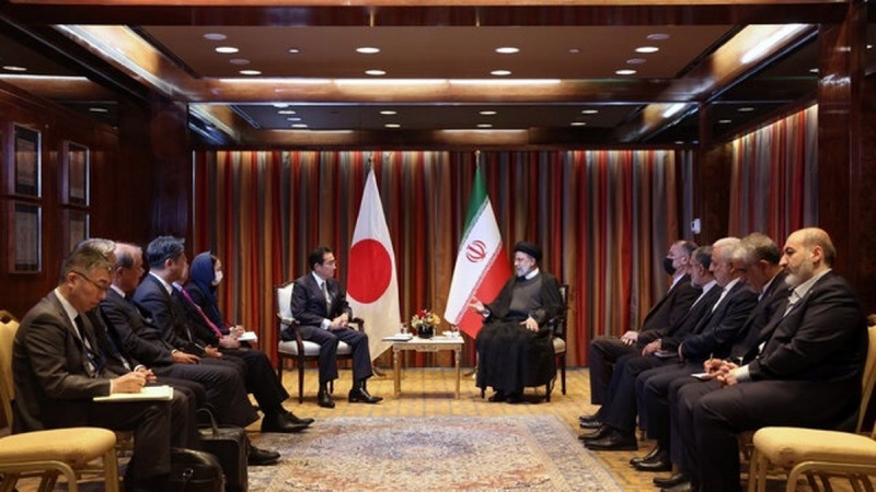 伊朗总统莱希会晤日本首相岸田文雄