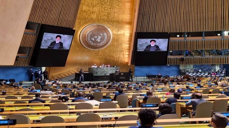 Iran President 'Seyyed Raeisi' speech at UNGA 76th meeting