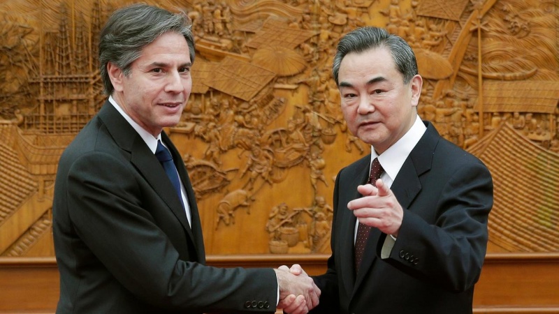 Treffen von Außenministern der USA und Chinas