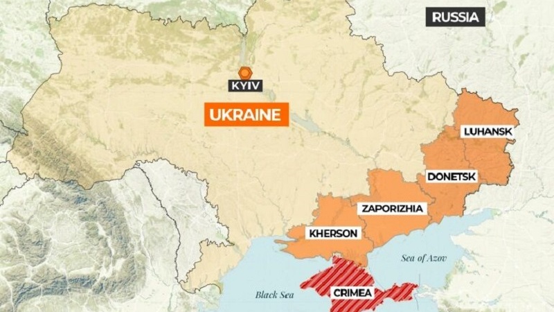 ウクライナ東部ドンバス地方で、ロシア編入の是非を問う住民投票が実施中
