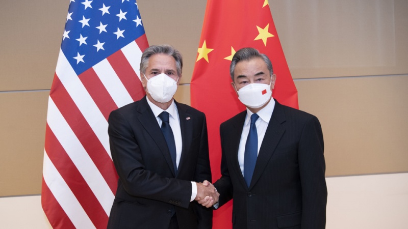 王毅会见美国国务卿布林肯