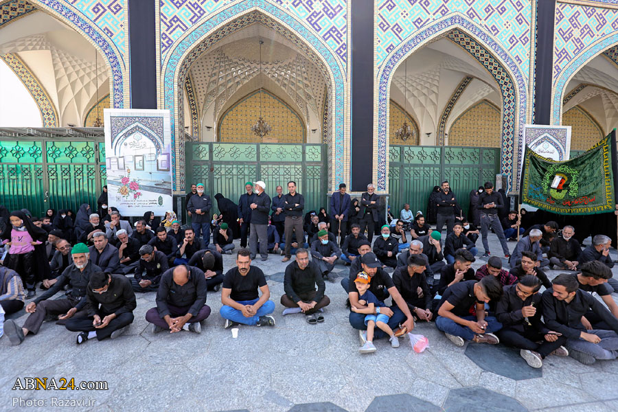 Фоторепортаж/ Атмосфера храма Имама Резы(мир ему) во время его мученической кончины 