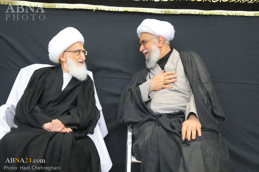 تقرير مصور / مجلس عزاء بمناسبة استشهاد الإمام الرضا (ع) في مكاتب مراجع الدين بقم المقدسة