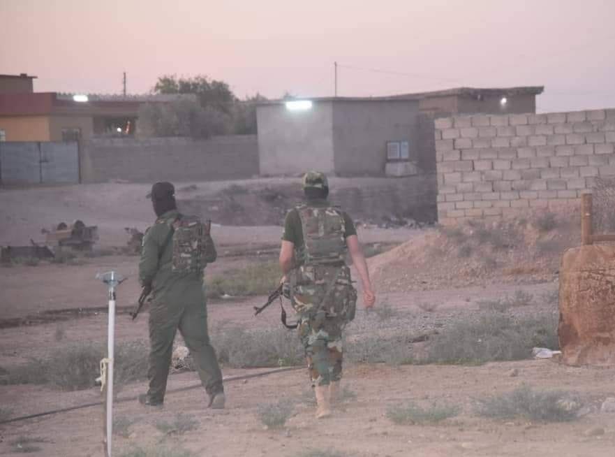 الحشد الشعبي يشرع بعملية تفتيش واسعة جنوب الموصل بحثا عن فلول داعش الإجرامية