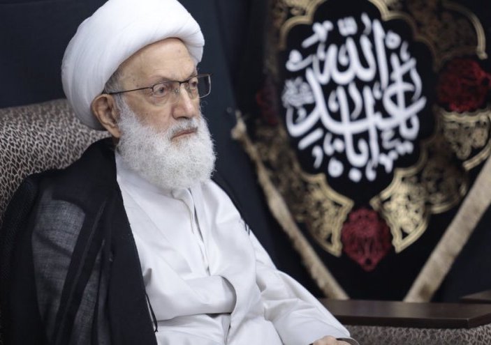 آية الله قاسم يحذر من مشروع تهويد النظام البحريني لأرض المنامة