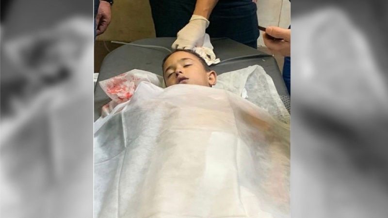 Martirio di un bambino palestinese da parte di soldati sionisti