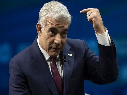 لابيد: الكيان المحتل يجري حملة مكثفة لمنع توقيع الاتفاق النووي مع ايران