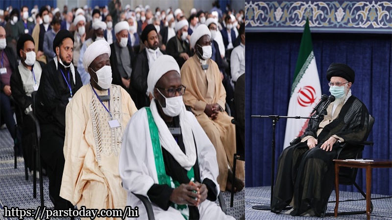 ڕێبەری مەزنی شۆڕش: کۆماری ئیسلامی ئەژدیهای حەوت سەری ئیستکباری پاڵدا بۆ دواوە