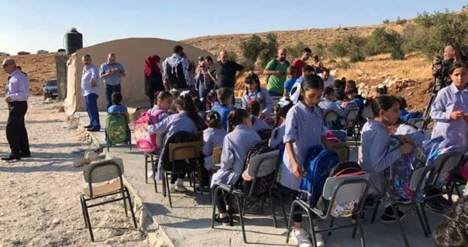 Israeli enemy threatens to shut down school in Ramallah