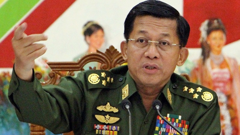 Aung Hlaing: Tidak Mungkin Bangun Pangkalan Militer Rusia di Myanmar