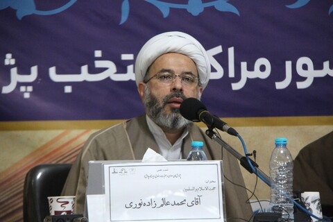 عکس خبری/ دیدار معاون تهذیب حوزه های علمیه با آیت الله رمضانی