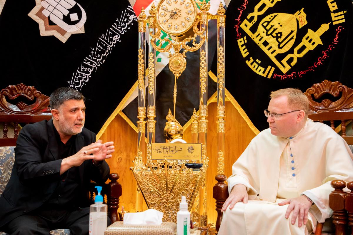 وزير الاديان الهنغاري في ضيافة العتبة العباسية المقدسة