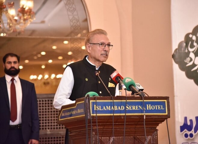 الرئيس الباكستاني: إحياء العلاقات بين إيران والسعودية خطوة رائدة في العالم الإسلامي