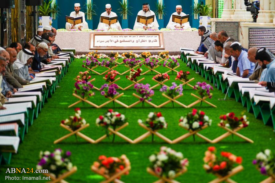 تقرير مصور / الختمات والمحافل القرآنية الرمضانية في حرم إمام المتّقين وأمير المؤمنين (عليه السلام) 