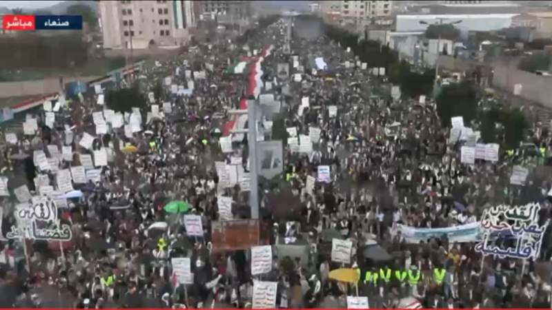 صنعاء تحيي يوم القدس العالمي بمسيرة جماهيرية كبرى 