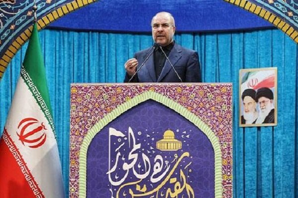 قاليباف: فلسطين أصبحت اليوم مركزا للدفاع عن القيم الإسلامية/ إيران تسعى إلى أمن العالم الإسلامي