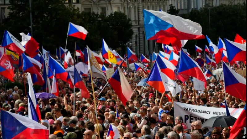 Чехи протестуют против плохих экономических условий