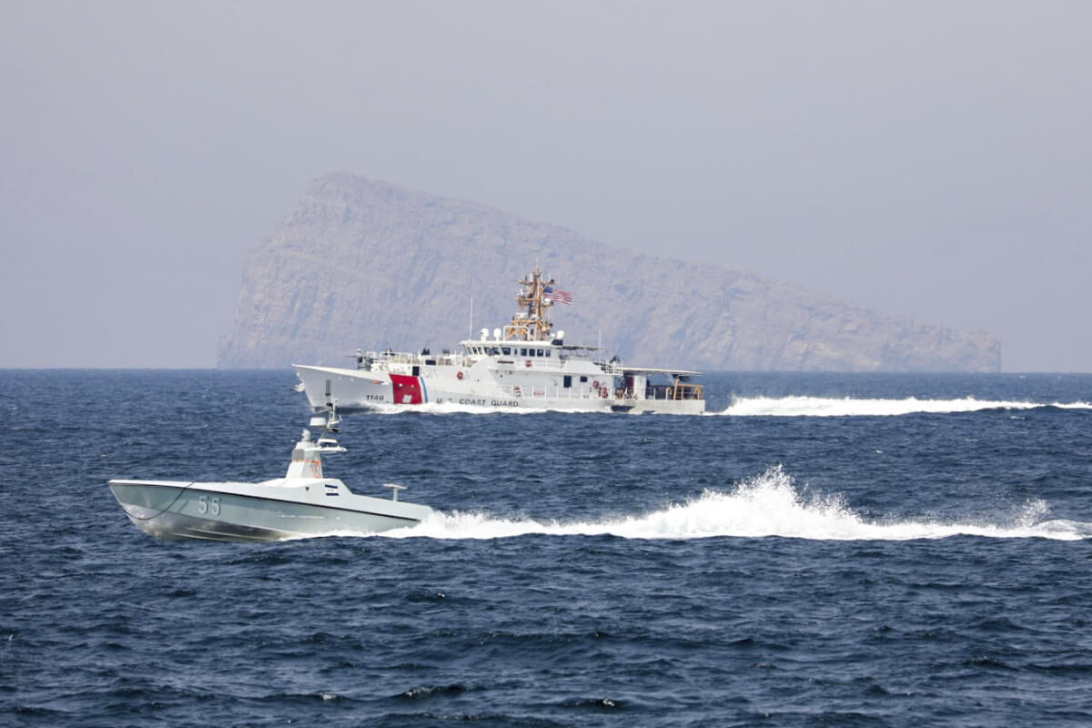 IRGC monitors US drone boat passing through Strait of Hormuz