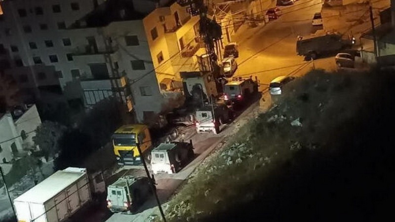 Интенсивная битва между палестинскими боевиками и сионистскими солдатами в Дженине