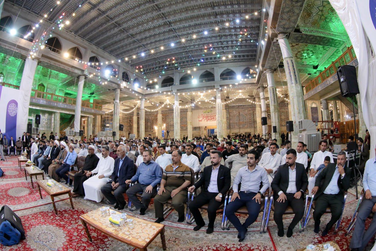 ملتقى النورين الفكري ينهي برامجه الرمضانية لختمة القرآن الكريم في محافظة بابل+(صور)