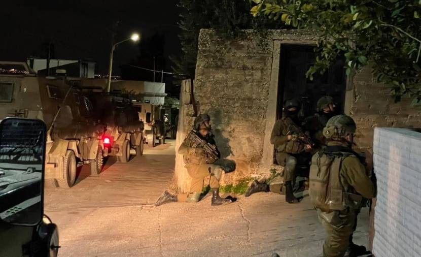 إطلاق نار يستهدف قوات الاحتلال الإسرائيلي في جبل جرزيم بنابلس