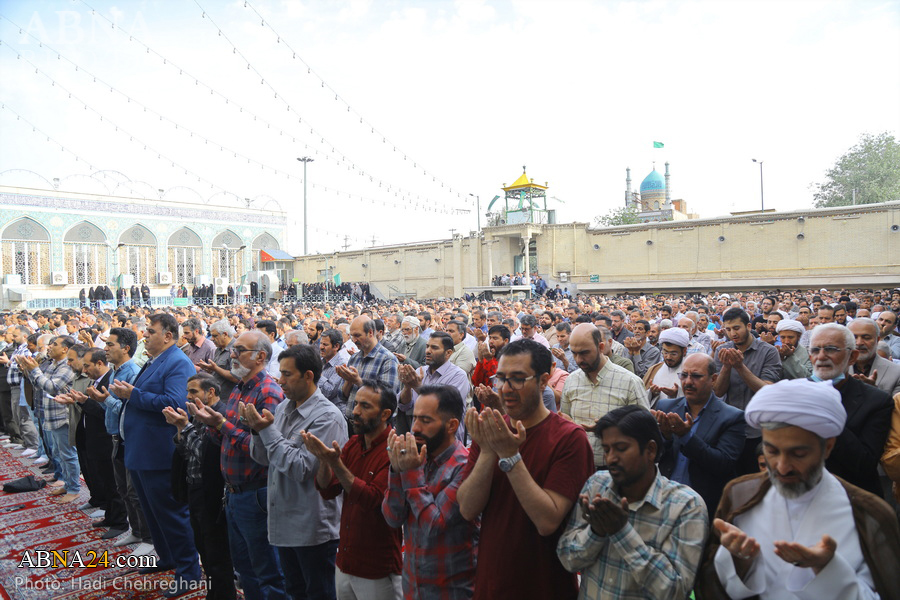 تقرير مصور / إقامة صلاة عيد الفطر المبارك في مدينة قم