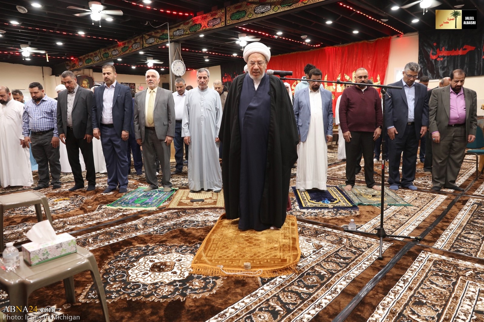 تقرير مصور / إقامة صلاة عيد الفطر المبارك في موكب "شباب القاسم" بمدينة "ديربورن" الامريكية 