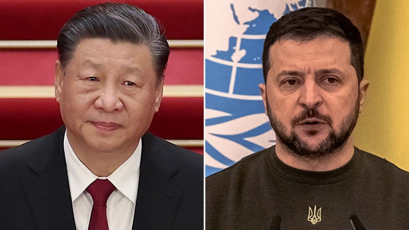 中国メディア；“習主席がゼレンスキー大統領と電話会談”
