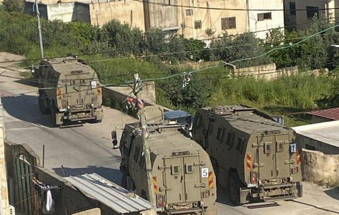 إصابتان بالرصاص الحي خلال اقتحام قوات الاحتلال الإسرائيلي محيط مخيم جنين