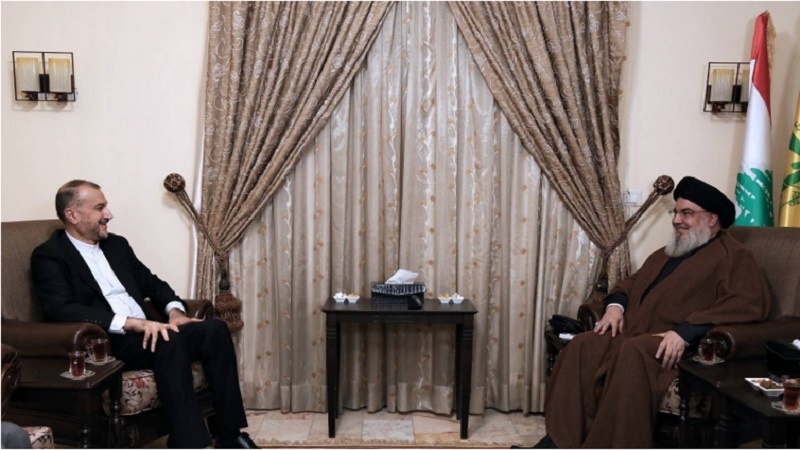 Emir Abdullahiyan Nasrullah ile görüştü
