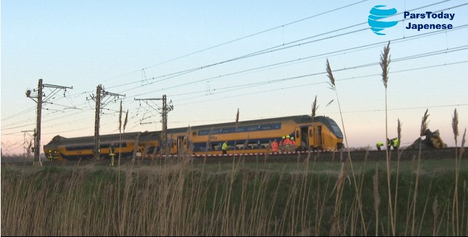 オランダで夜行列車脱線、1人死亡、30人負傷